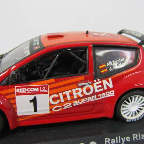 Citroen C2 1600 die-cast rally model car - scale 1/43