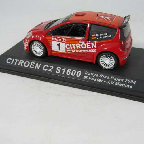 Citroen C2 1600 die-cast rally model car - scale 1/43