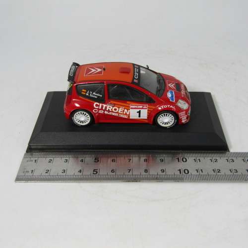 Citroen C2 1600 die-cast rally model car - scale 1/43