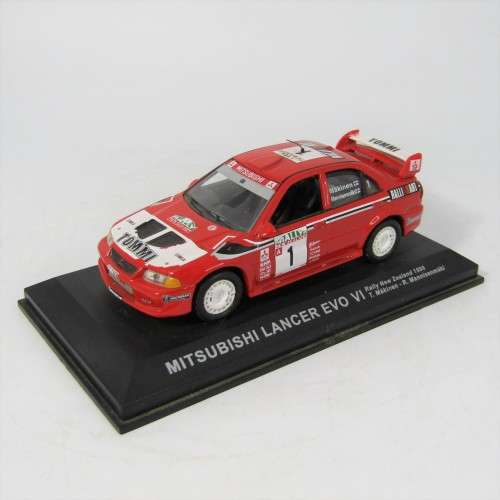 Mitsubishi Lancer EVO VI die-cast rally model car - scale 1/43