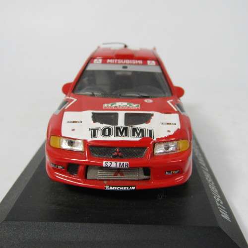 Mitsubishi Lancer EVO VI die-cast rally model car - scale 1/43