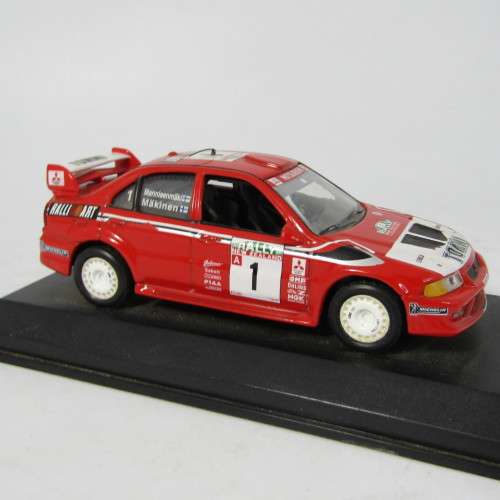 Mitsubishi Lancer EVO VI die-cast rally model car - scale 1/43
