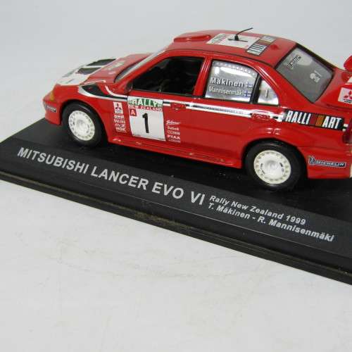 Mitsubishi Lancer EVO VI die-cast rally model car - scale 1/43