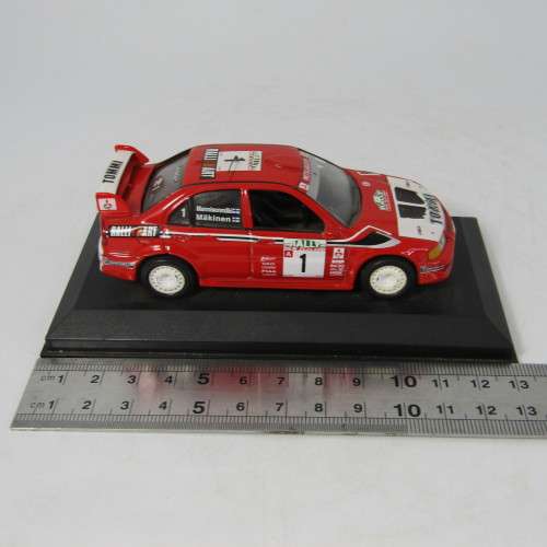 Mitsubishi Lancer EVO VI die-cast rally model car - scale 1/43