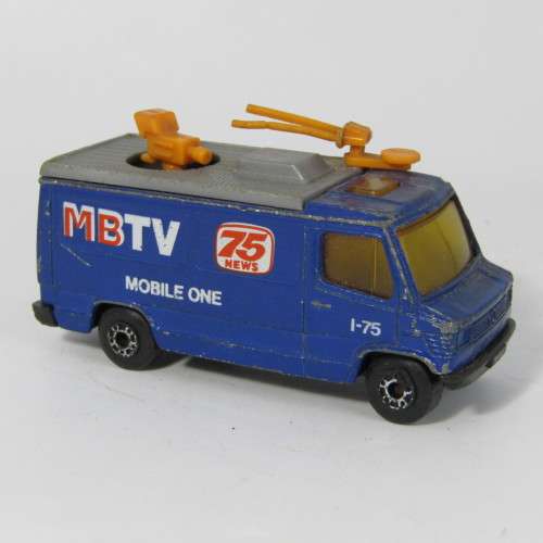Matchbox MBTV TV News truck toy car - scale 1/73