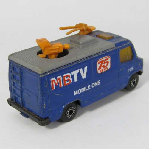 Matchbox MBTV TV News truck toy car - scale 1/73