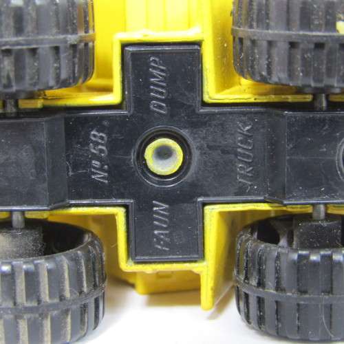 Matchbox Superfast #58 Faun dump truck toy car