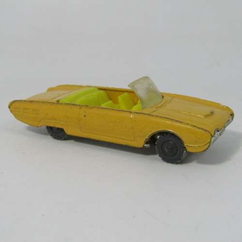 Vintage Husky Ford Thunderbird toy car - windscreen broken