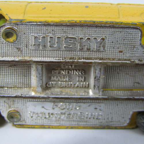 Vintage Husky Ford Thunderbird toy car - windscreen broken