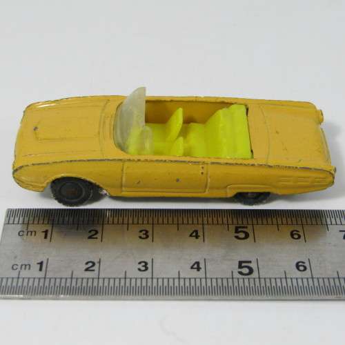 Vintage Husky Ford Thunderbird toy car - windscreen broken