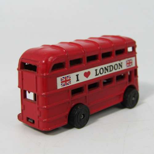 London Bus die-cast keyring holder