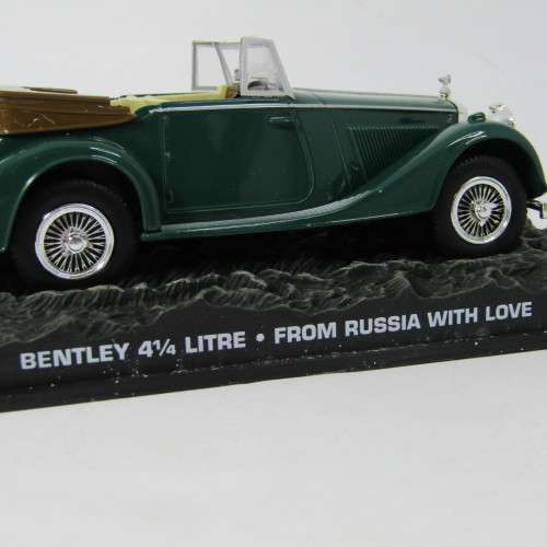 James Bond 007 Bentley 4 1/4 Litre die-cast model car - From Russia with love