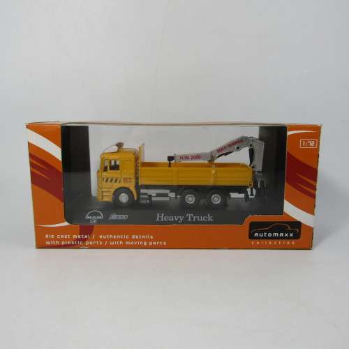 Automaxx MAN F2000 Heavy truck with crane in box - scale 1/72
