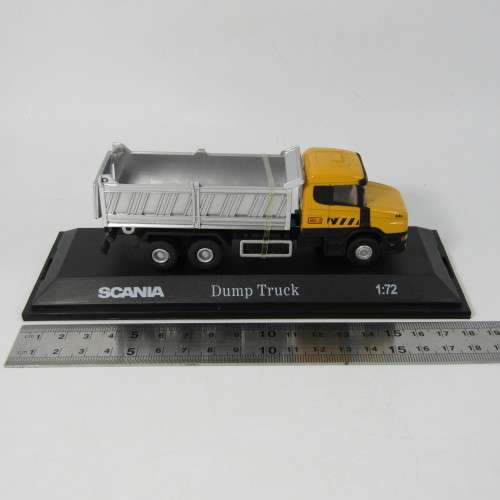 Automaxx Scania construction dump truck die-cast model in box - scale 1/72