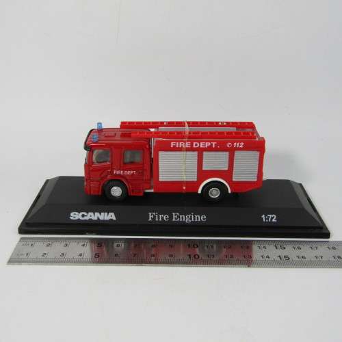 Automaxx Scania Fire Engine die-cast model in box - scale 1/72