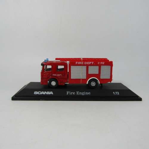 Automaxx Scania Fire Engine die-cast model in box - scale 1/72
