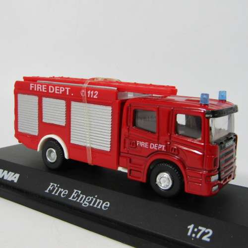 Automaxx Scania Fire Engine die-cast model in box - scale 1/72