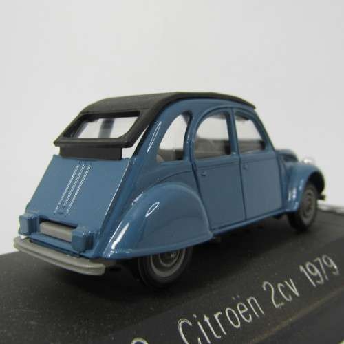 Solido #1820 Citroen 2CV 1979 die-cast model car - scale 1/43 - case cracked