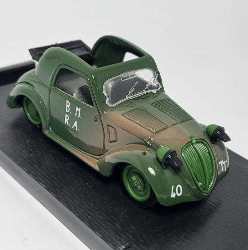 Brumm Simca 5 Military D-Day model car - Scale 1/43