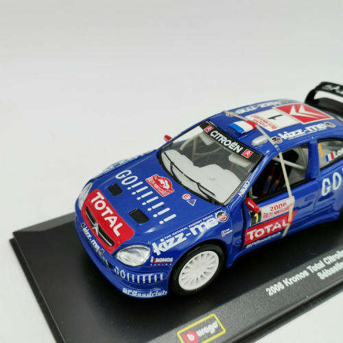 Bburago 2006 Kronos Total Citroen Worlds rally team die-cast model car - scale 1/32