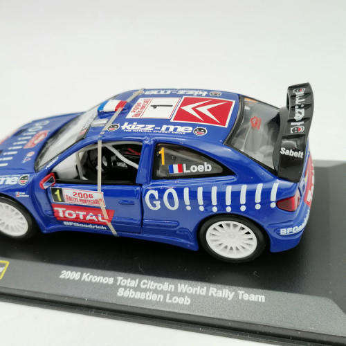 Bburago 2006 Kronos Total Citroen Worlds rally team die-cast model car - scale 1/32