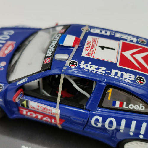 Bburago 2006 Kronos Total Citroen Worlds rally team die-cast model car - scale 1/32