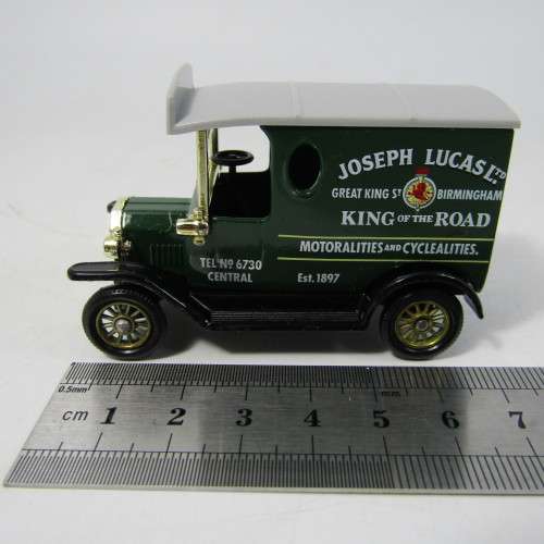 Lledo Days Gone 1920 Ford Model T van - Joseph Lucas Ltd. advertising model car in box