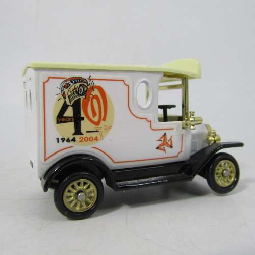 Lledo 1920 Ford Model T van - 1964-2004 Ramsey Collectibles 40 Years advertising model car in box