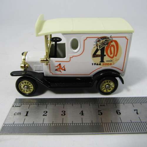 Lledo 1920 Ford Model T van - 1964-2004 Ramsey Collectibles 40 Years advertising model car in box