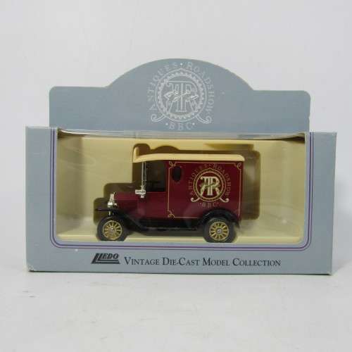 Lledo 1920 Ford Model T van - Antiques Roadshow BBC advertising model car in box