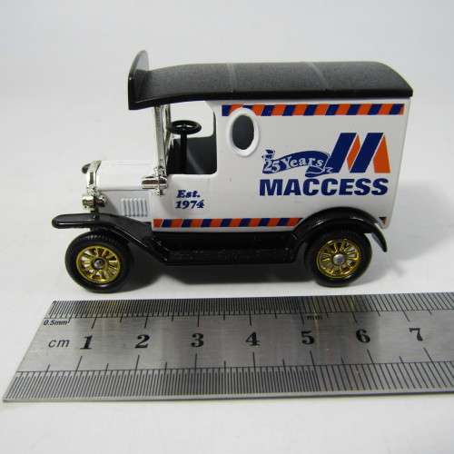 Lledo 1920 Ford Model T van - MACCESS 25 Years promotional model car in box