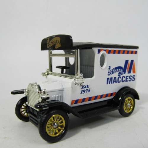 Lledo 1920 Ford Model T van - MACCESS 25 Years promotional model car in box