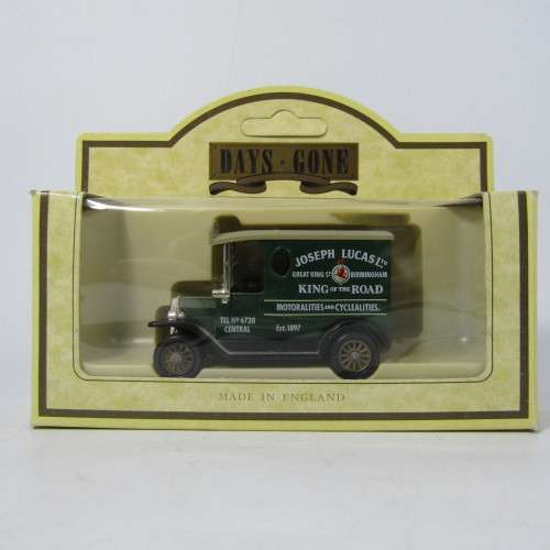 Lledo 1920 Ford Model T van - Joseph Lucas Ltd. promotional model car in box