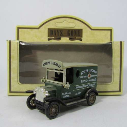 Lledo 1920 Ford Model T van - Joseph Lucas Ltd. promotional model car in box