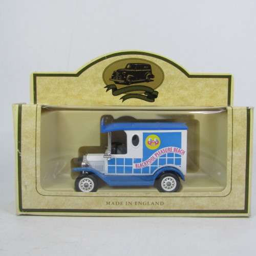 Lledo 1920 Ford Model T van - Blackpool pleasure beach promotional model car in box