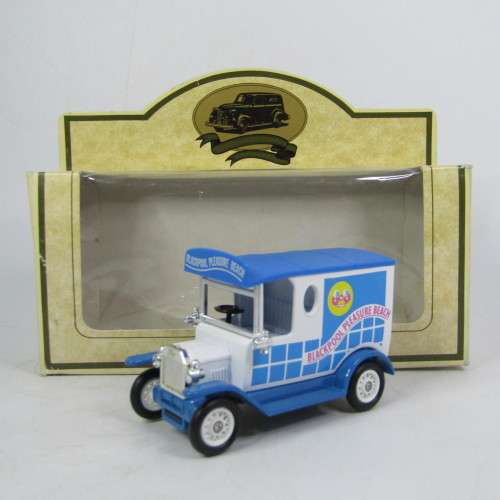 Lledo 1920 Ford Model T van - Blackpool pleasure beach promotional model car in box