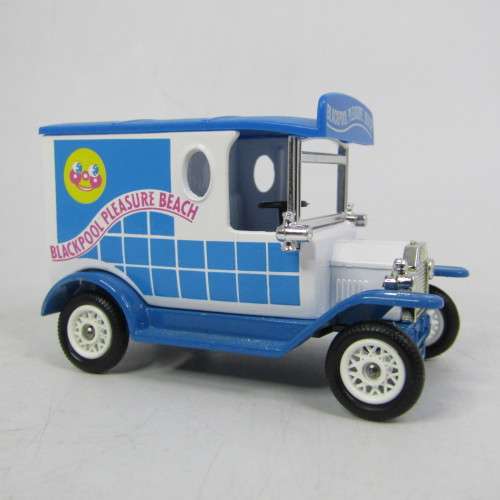 Lledo 1920 Ford Model T van - Blackpool pleasure beach promotional model car in box