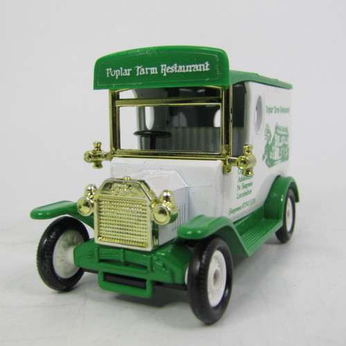 Lledo 1920 Ford Model T van - Poplar Farm Restaurant promotional model car in box