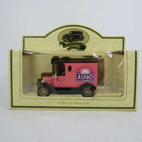 Lledo 1920 Ford Model T van - Aspro promotional model car in box