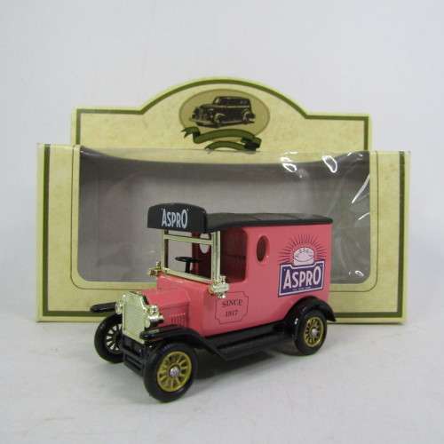 Lledo 1920 Ford Model T van - Aspro promotional model car in box