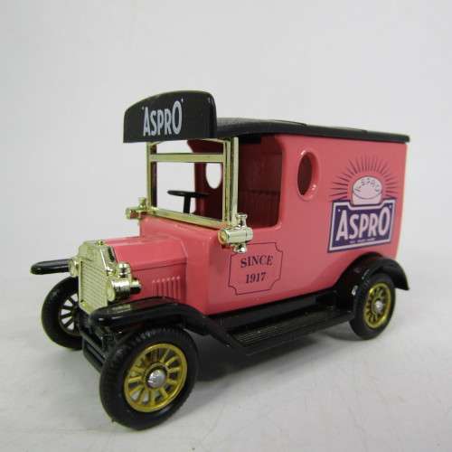 Lledo 1920 Ford Model T van - Aspro promotional model car in box