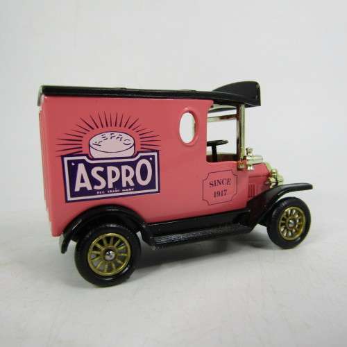 Lledo 1920 Ford Model T van - Aspro promotional model car in box