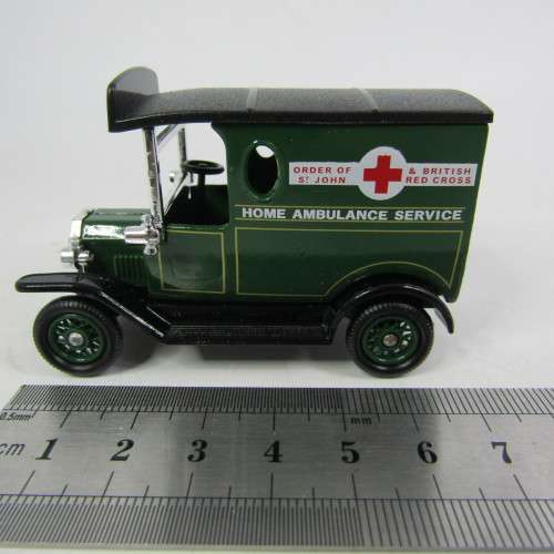 Lledo 1920 Ford Model T van - Home Ambulance service promotional model car in box
