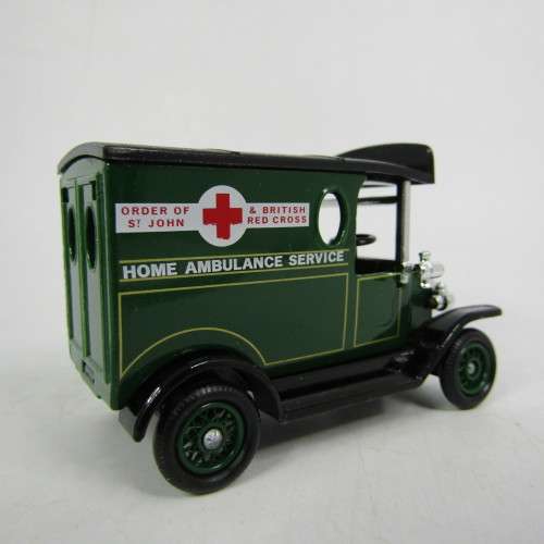 Lledo 1920 Ford Model T van - Home Ambulance service promotional model car in box