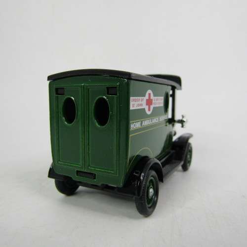 Lledo 1920 Ford Model T van - Home Ambulance service promotional model car in box