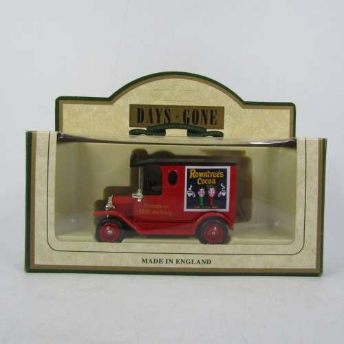 Lledo Days Gone 1920 Ford Model T van -  Rowntree`s Cocoa advertising model car in box