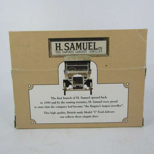 Lledo 1920 Ford Model T van -  H. Samuel Jewellery promotional model car in box