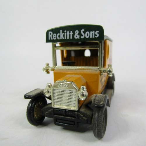 Lledo Days Gone 1920 Ford Model T van - Zebra Grate Polish promotional model car in box