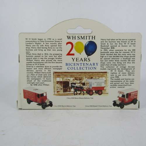 Lledo 1920 Ford Model T van - W.H. Smith 200 Years model car in box