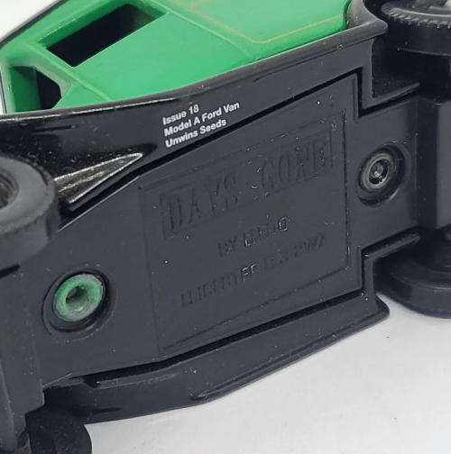 Days Gone Lledo #18 Ford Model A van - Unwins sweet peas model car